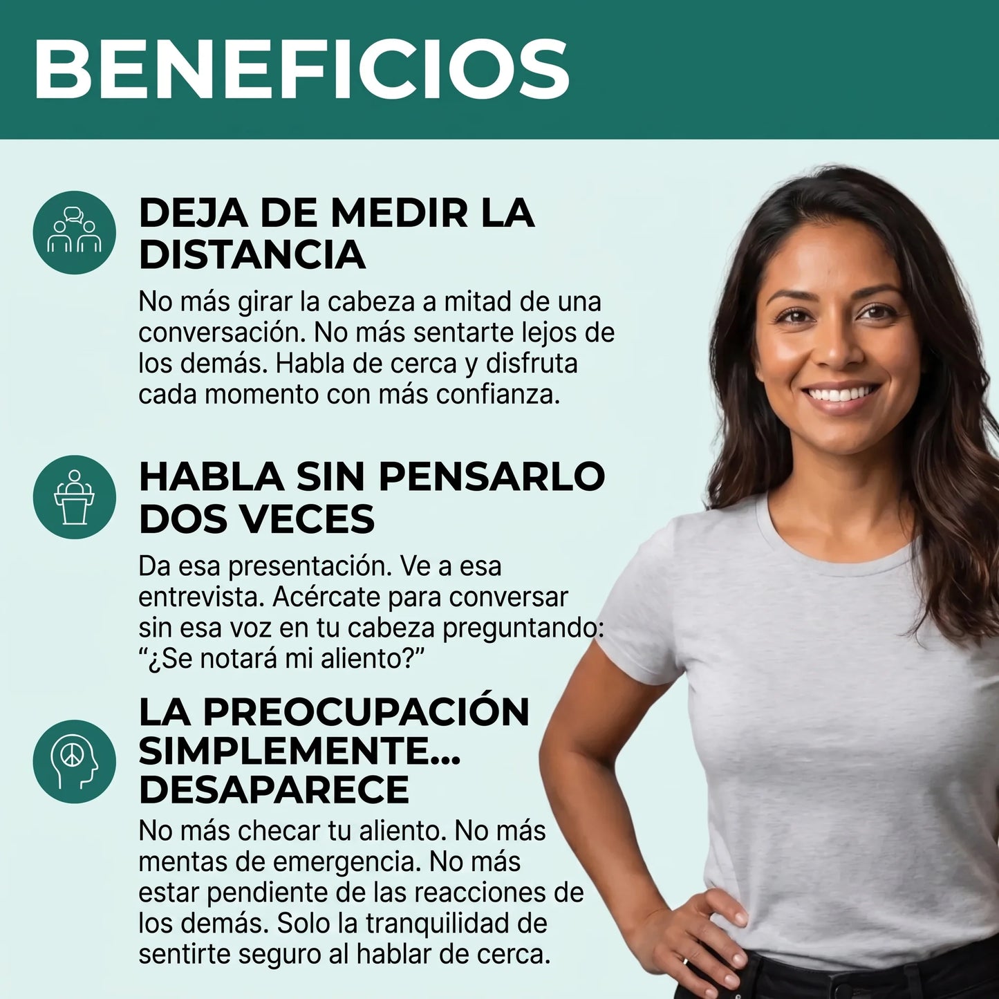 Fórmula para el aliento de tres fuentes (intestino · boca · hígado)